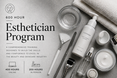 Esthetician Program (600 Hours)