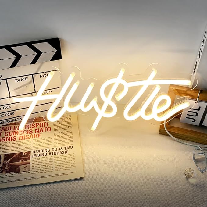 Hustle Neon Sign